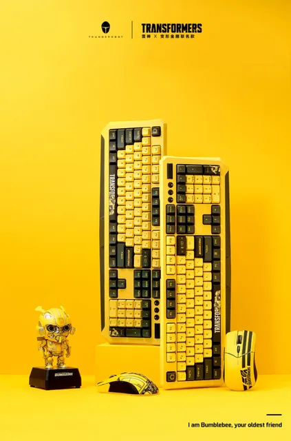 ゲーミングキーボードとマウスセット　トランスフォーマー　バンブルビー トランスフォーマーバンブルビーキーボード&マウスセット