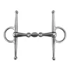 Stainless Steel full cheek Bit Horse Bit Gag eggbutt bit Snaffle Bite 125/127/130/135mm Mouthpiece Training Equestrian Equipment 3