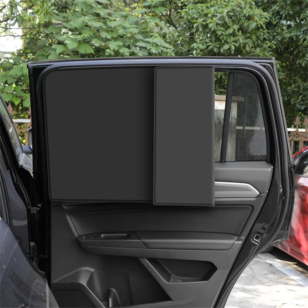 

Strong Magnetic Car Sun Shade UV Protection Full Blackout Car Curtain Car Window Sunshade Side Window Mesh Sun Visor Film