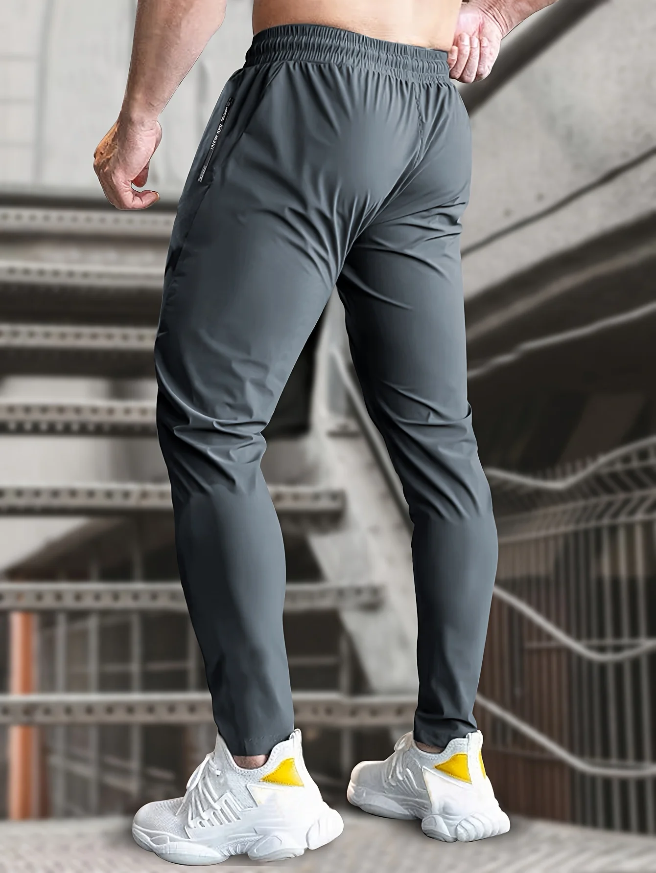 Sweatpants Man Fishing Men's High Stretch Ice Silk Jogging Pants With Zipper Pockets Breathable Elastic Sports Pants Mens Gift 11 S09b49a0a1cd14b1b932de2d93328cd77h