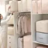 Large Compression Bag Quilt Clothes Closet Cabinet Organizer Storagepouch Ultra Space Saving Self Compression Organizer 5