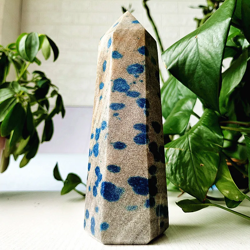 Natural Stone K2 Wand Point Crystal Tower Sorcery Spiritual Meditation Healing Square Tower Feng Shui Crystal Room Decoration 3