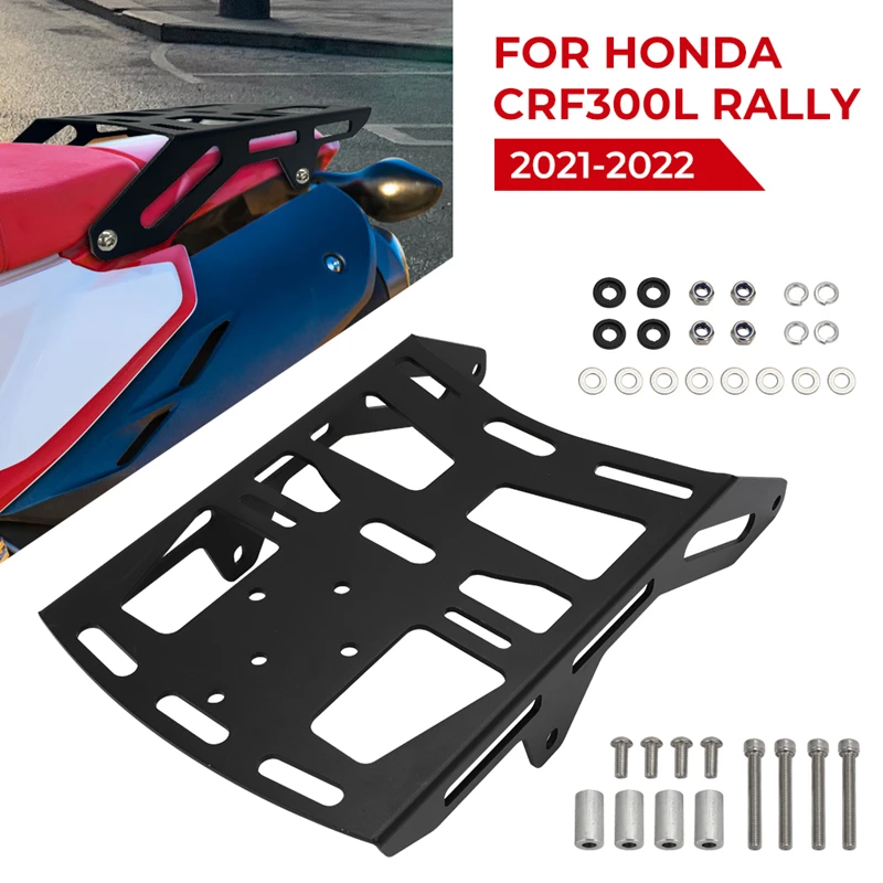 

For HONDA CRF300L RALLY CRF 300L 2021-2024 Motorcycle Rear Luggage Rack Cargo Rack Tail Rack Aluminum CRF300LS CRF300L ABS 2023