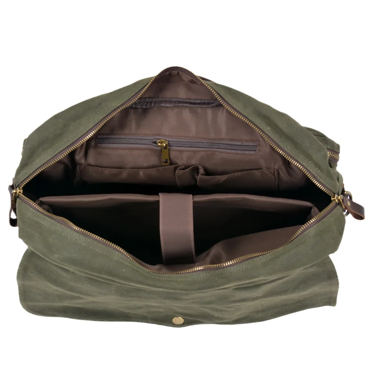 Canvas Briefcase Messenger Bag for Men