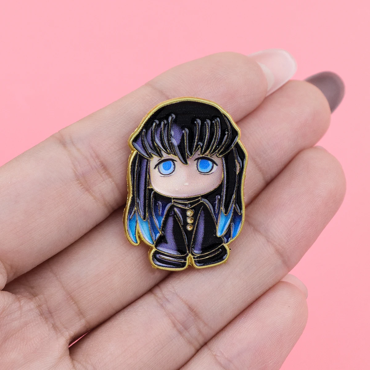 Charming Anime Enamel Pin: Cute Cartoon Lapel Brooch for Clothes & Accessories Gifts