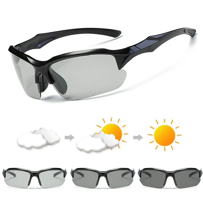 Occhiali Da Sole Fotocromatici SCVCN Per Ciclismo E MTB – UV400, Antiriflesso, Unisex
