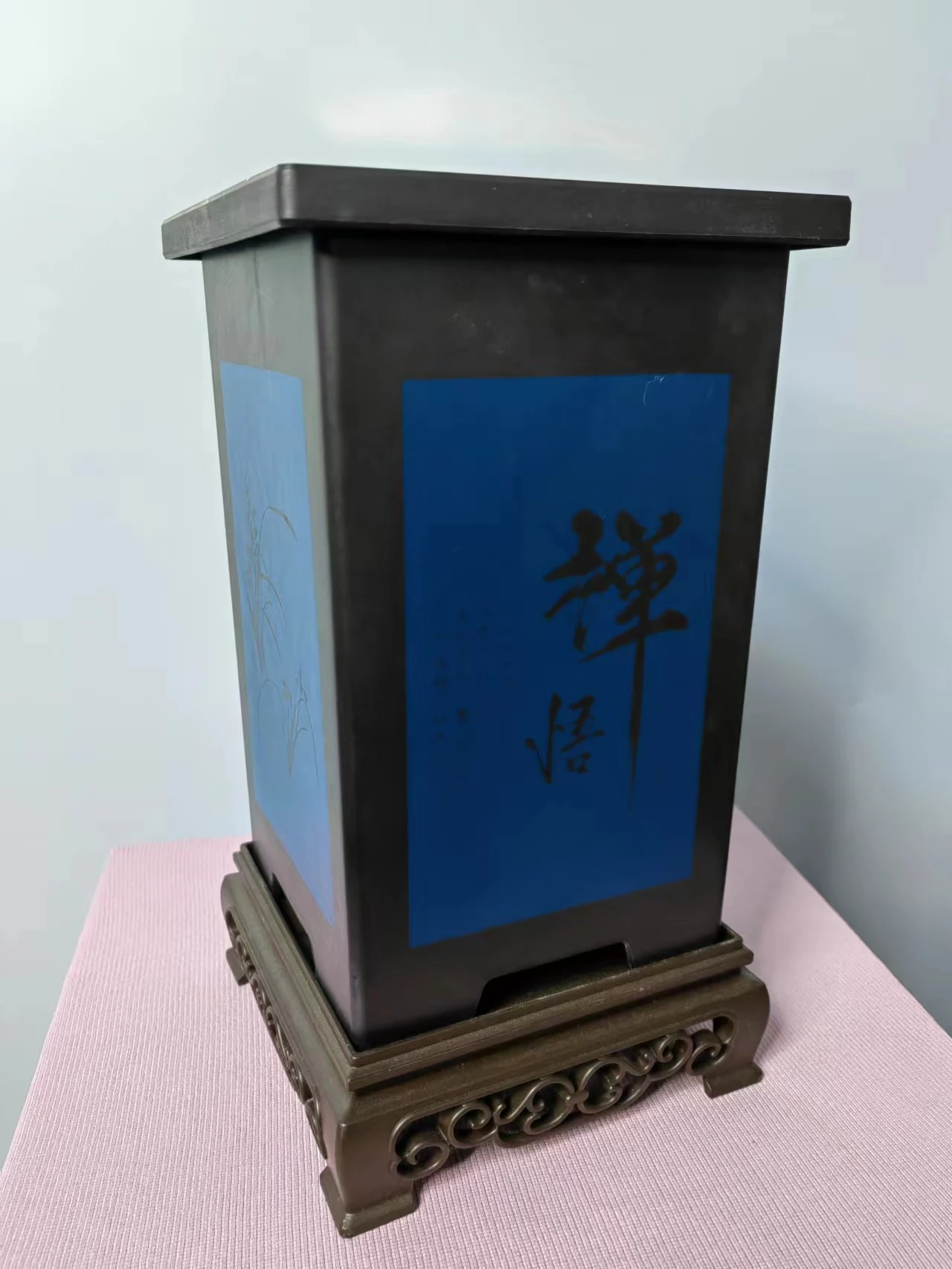 模造紫色の砂樹脂植木鉢、中国の要素 - AliExpress