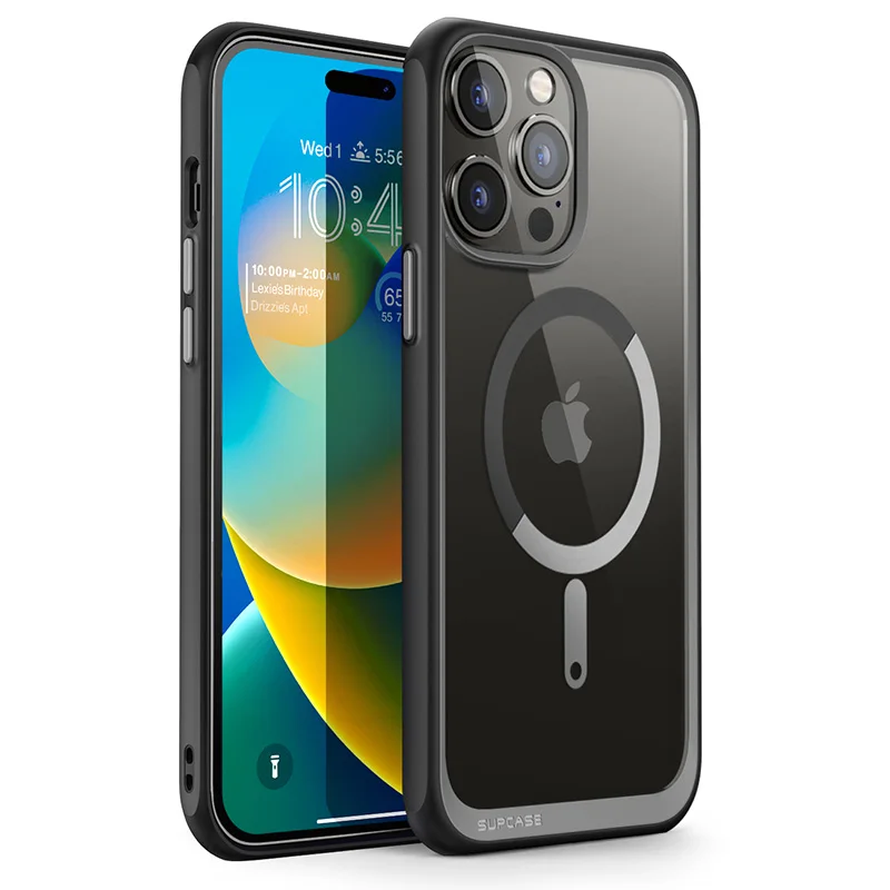

Чехол для iPhone 14 Pro 6,1 дюймов (2022) SUPCASE UB Mag серии премиум гибридный защитный прозрачный чехол совместимый с MagSafe