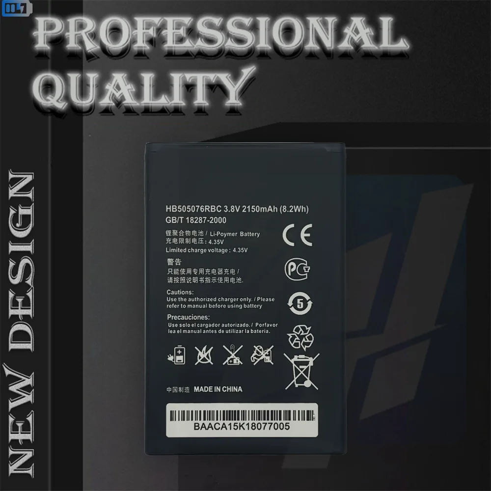 HB505076RBC High Quality Replacement Battery For Huawei Y3II