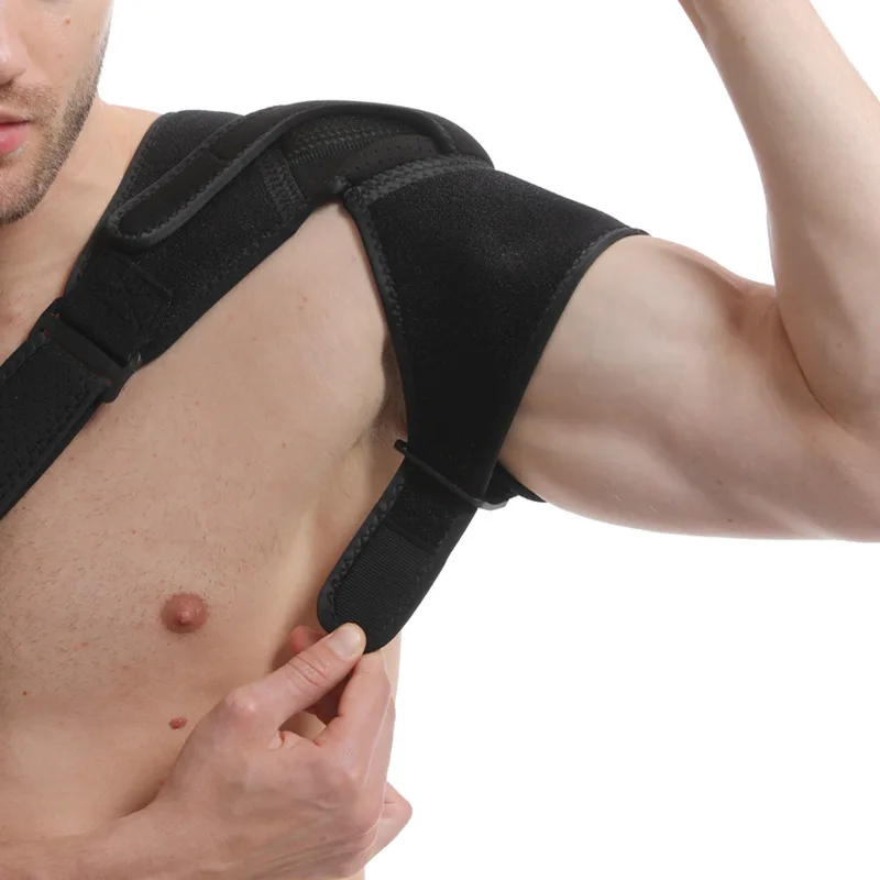 Adjustable Sports Shoulder Brace With Left/Right Universal Strap- Sports Support And Single Shoulder Compression 5