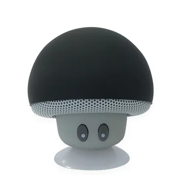 Mini Bluetooth Speakers Cute Mushroom Design Portable Wireless Sound Box For PC Suction Cup Phone Holder Walkman for Girls Pink