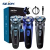 Sejoy Electric Razor for Men Electric Shavers Rotary Portable Travel Razor  Rechargeable Idea Gift Beard Trimmer 1