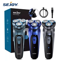 Sejoy Electric Razor for Men Electric Shavers Rotary Portable Travel Razor  Rechargeable Idea Gift Beard Trimmer 1