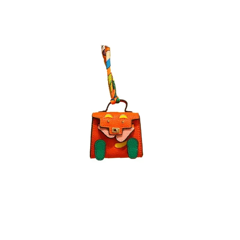 Home Mini Doll Bag Pendant Cute Monster Earphone Bag Car Keychain Car Pendant y2k