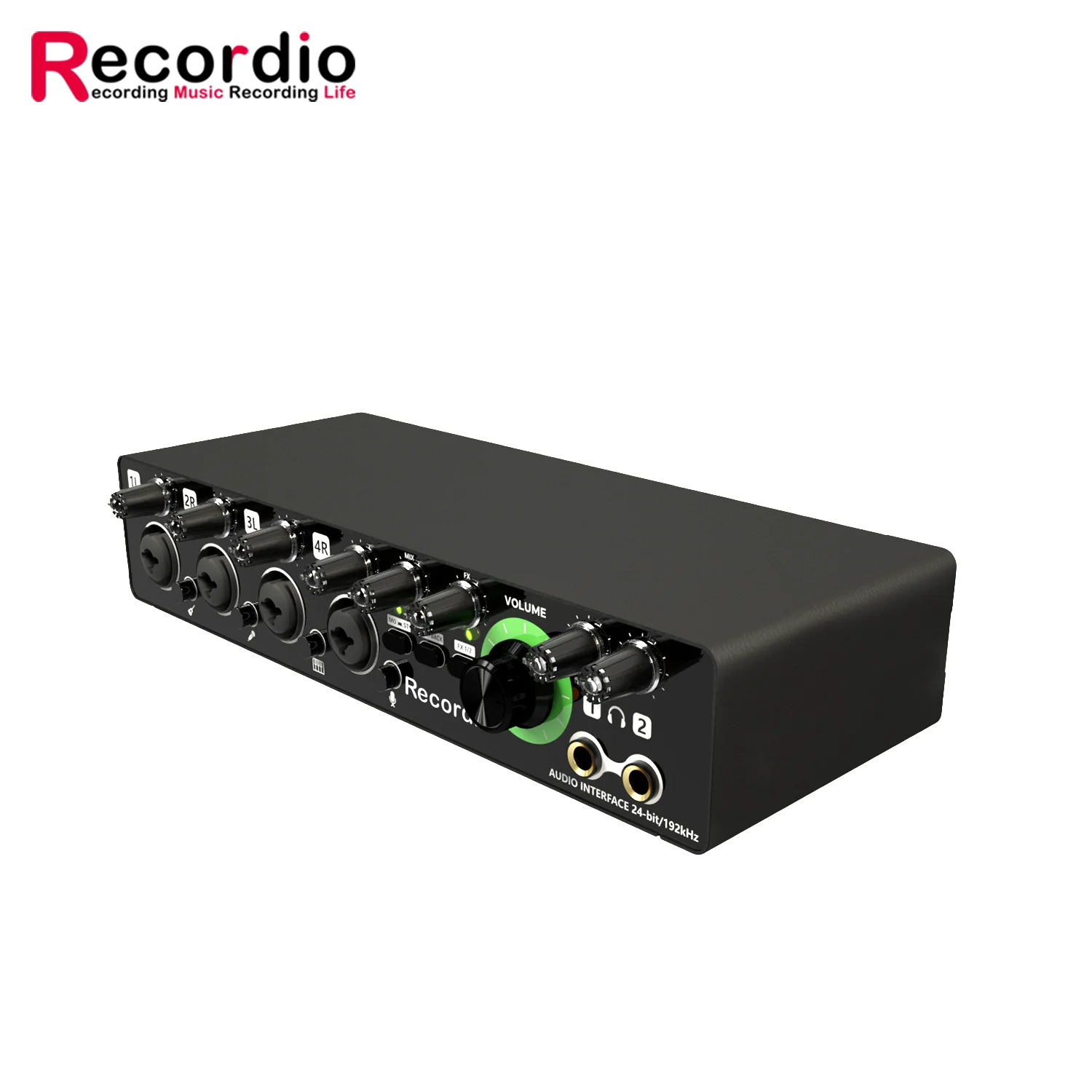 Audio Interface GAX-MD44 4 Input and 2 output 24Bit 192Hkz Audio Interface And USB Sound Card For Studio Live Recording