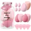 12/14Pcs Makeup Sponge Blender Beauty Egg with Storage Bottle Cosmetic Puff Foundation Sponges Powder Puffs Make Up Accessories 2