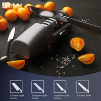 TAIDEA TG2403 Electric Knife Sharpener, 3-Stage Professional Sharpening System for Kitchen Chef and Home Use Knives 1