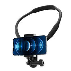 TELESIN Silicone Neck and Chest Mount - With phone clip