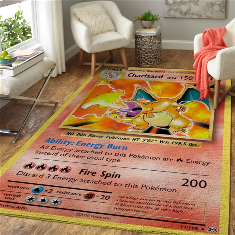

Anime character introduction Area Rug 3D All Over Printed Non-slip Mat Dining Room Living Room Soft Bedroom Carpet 01