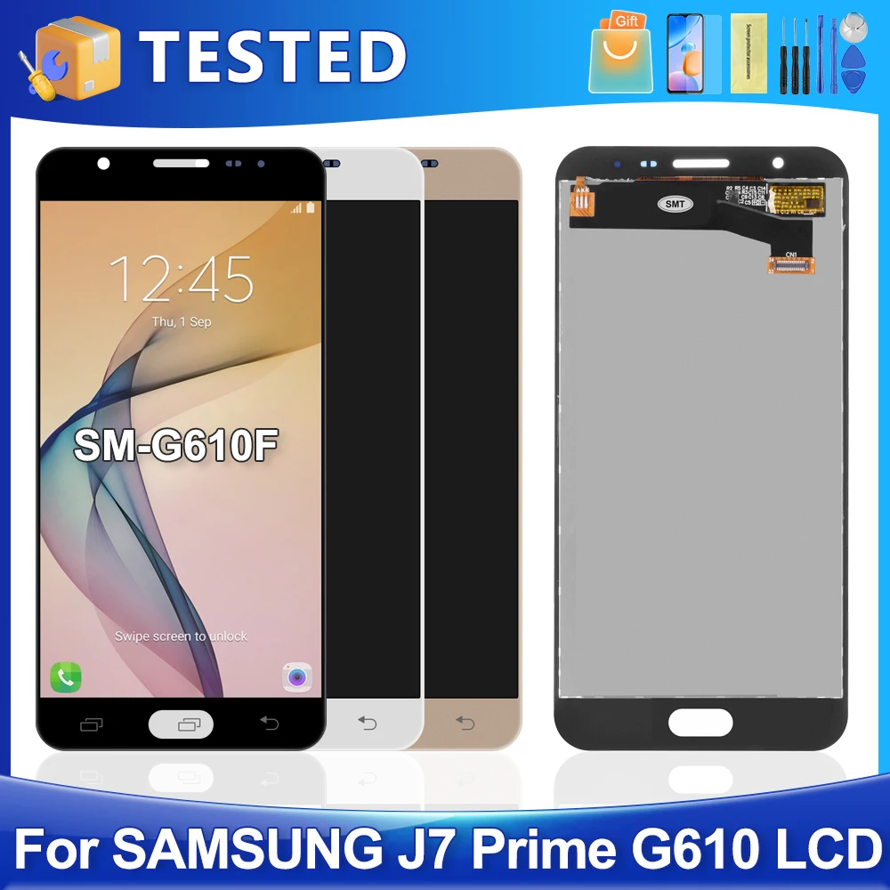 

5,5 ''J7 Prime для Samsung для G610 G610F G610Y G610M G610 ЖК-дисплей сенсорный экран дигитайзер в сборе Замена