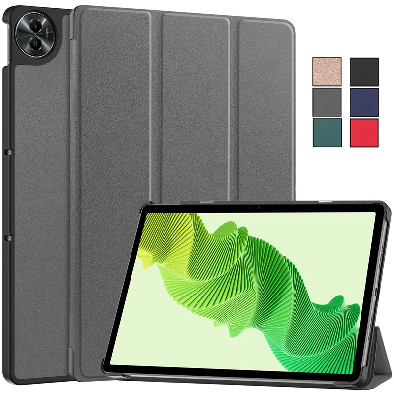 Per Realme Pad 2 Case Coque Magnetic Fold Leather Stand Hard Tablet Cover Per Funda Realme Pad 2 Case Capa 11.5"