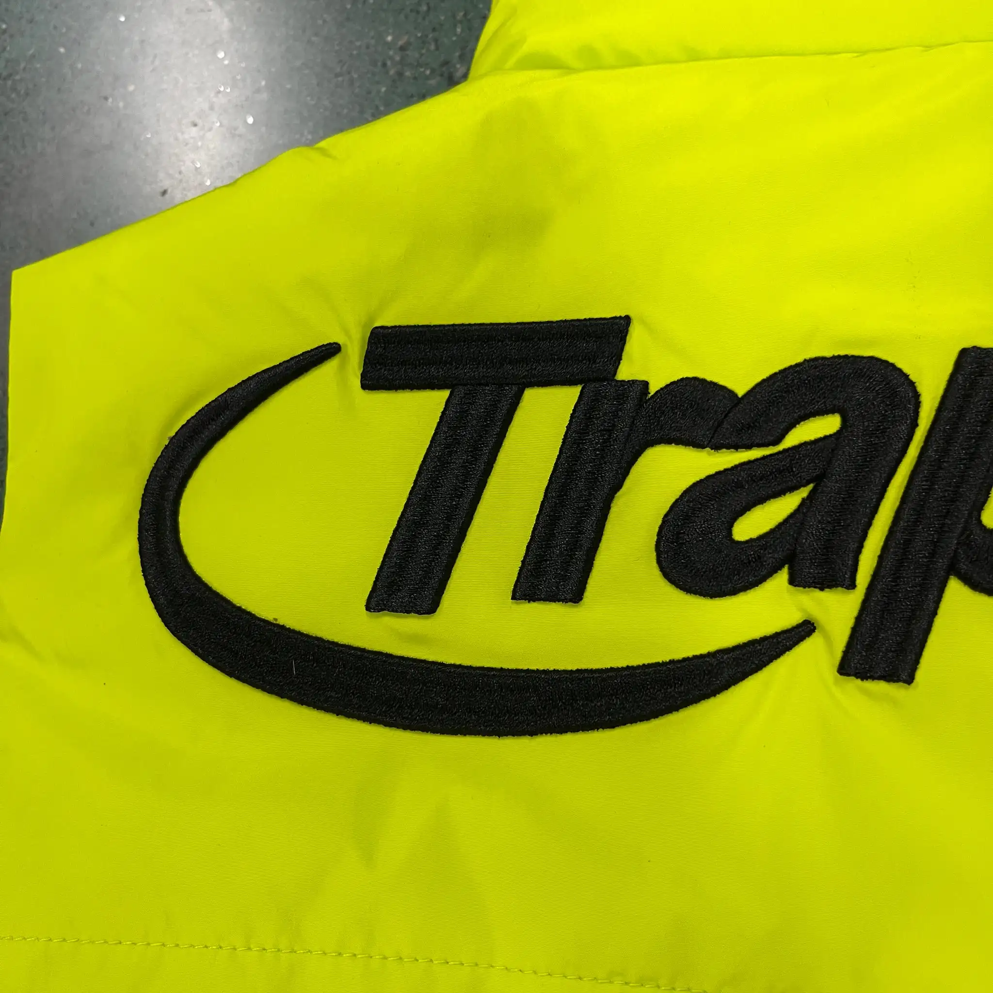 High Quality Custom Factory Trapstar Embroidery Jacket Heat