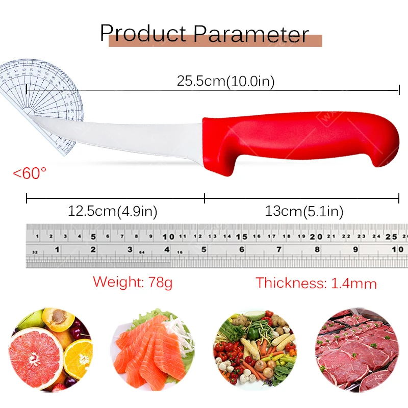 Professional Kitchen Boning Knife Stainless Steel Peeling Knife Meat Butcher Cleaver Utility Slicing Carving Fish Fruit Knives kitchen knife meat cleaver