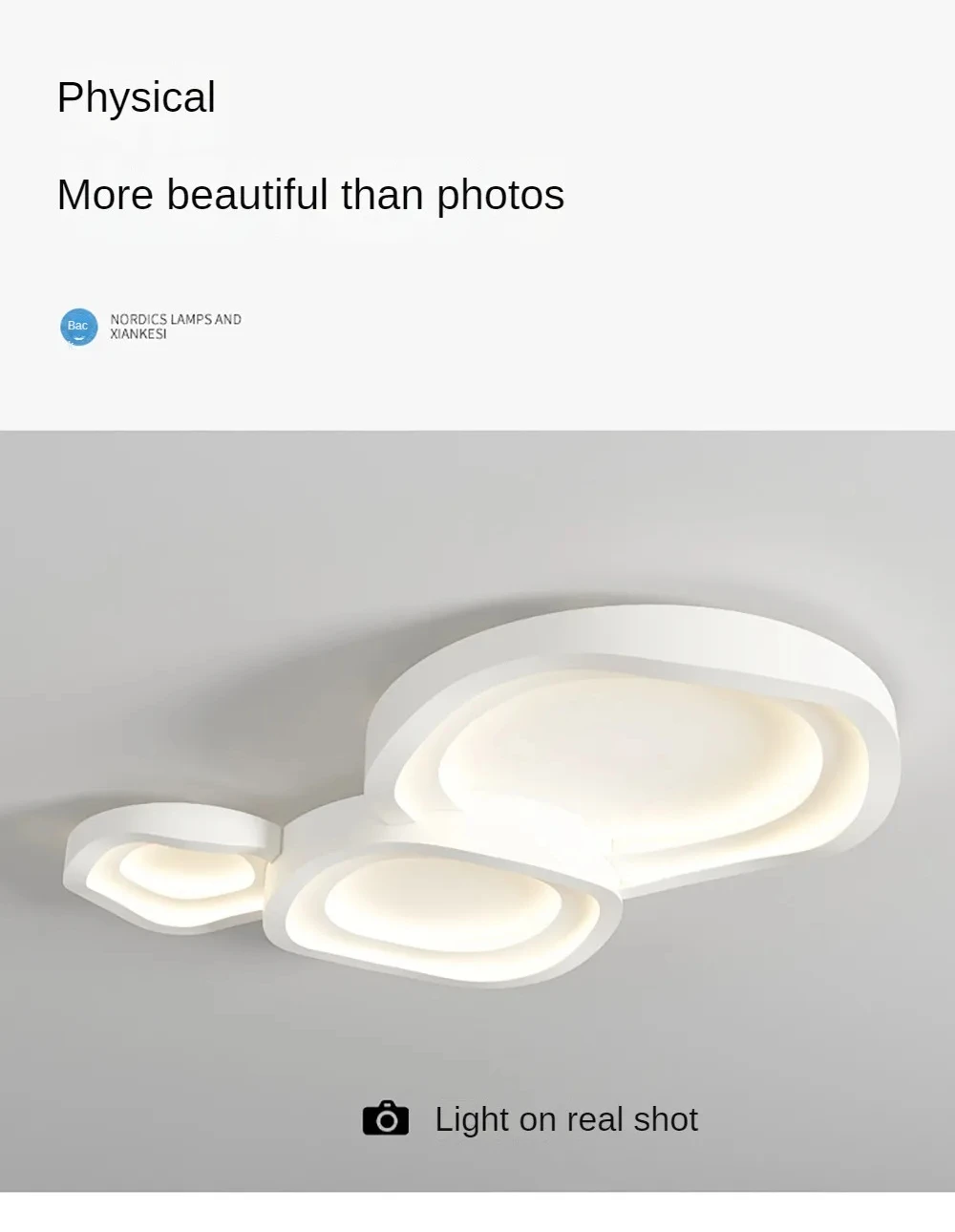 Minimalist White LED Ceiling Lamps S09b59d18cb3447038489652153142ddfp