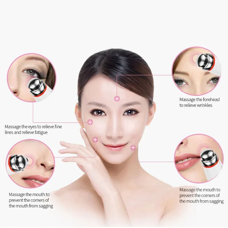 New Electric Vibration Eye Massage Pen Bright Eye Wrinkle Remove Dark Circles Beauty Instrument Device Facial Beauty Massager