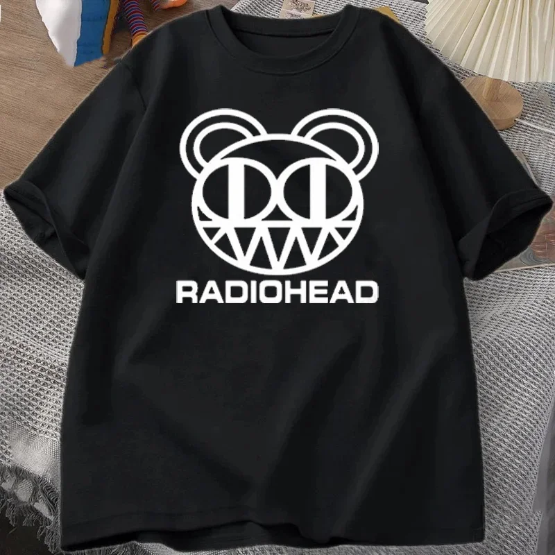 Vintage Radiohead T shirt Men Fashion T-shirt Cotton Tshirt