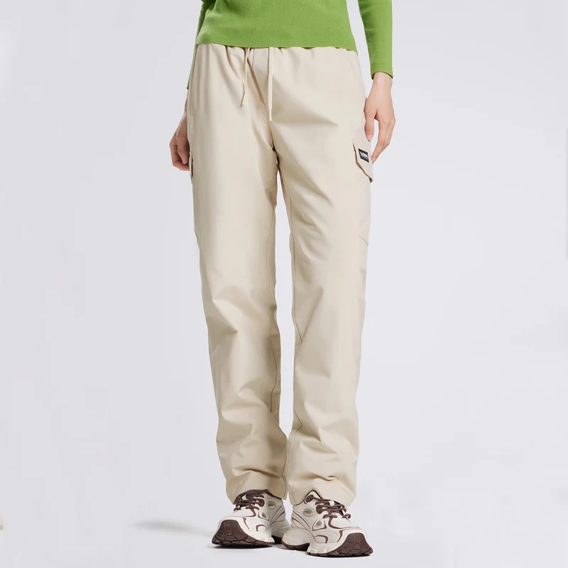 GOLDEN CAMEL Unisex Down Pants Splash-proof White Duck Trousers Thick Warm Casual Workwear Waterproof Winter New
