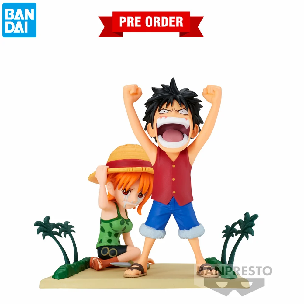 

BANDAI BANPRESTO Anime ONE PIECE WORLD COLLECTABLE FIGURE LOG STORIES-MONKEY.D.LUFFY NAMI Pvc Action Figures Figurine Toys