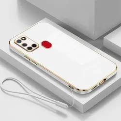 Custodia per telefono resistente agli urti con rivestimento di lusso Premium Square per la serie Samsung Galaxy M