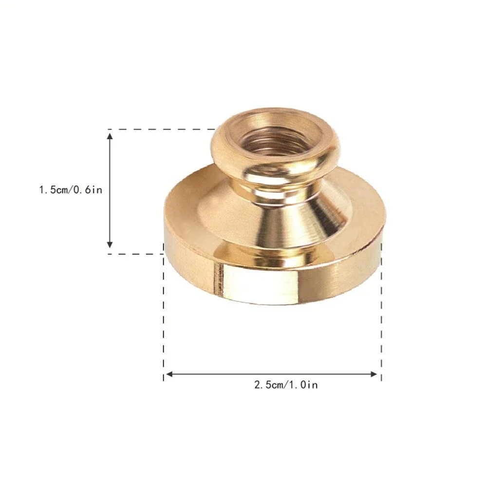 Plants Lily Flower Wax Seal Stamp Window Flower pattern Sealing Wax Stamp 25mm Removable Brass Head for Envelope Card Package