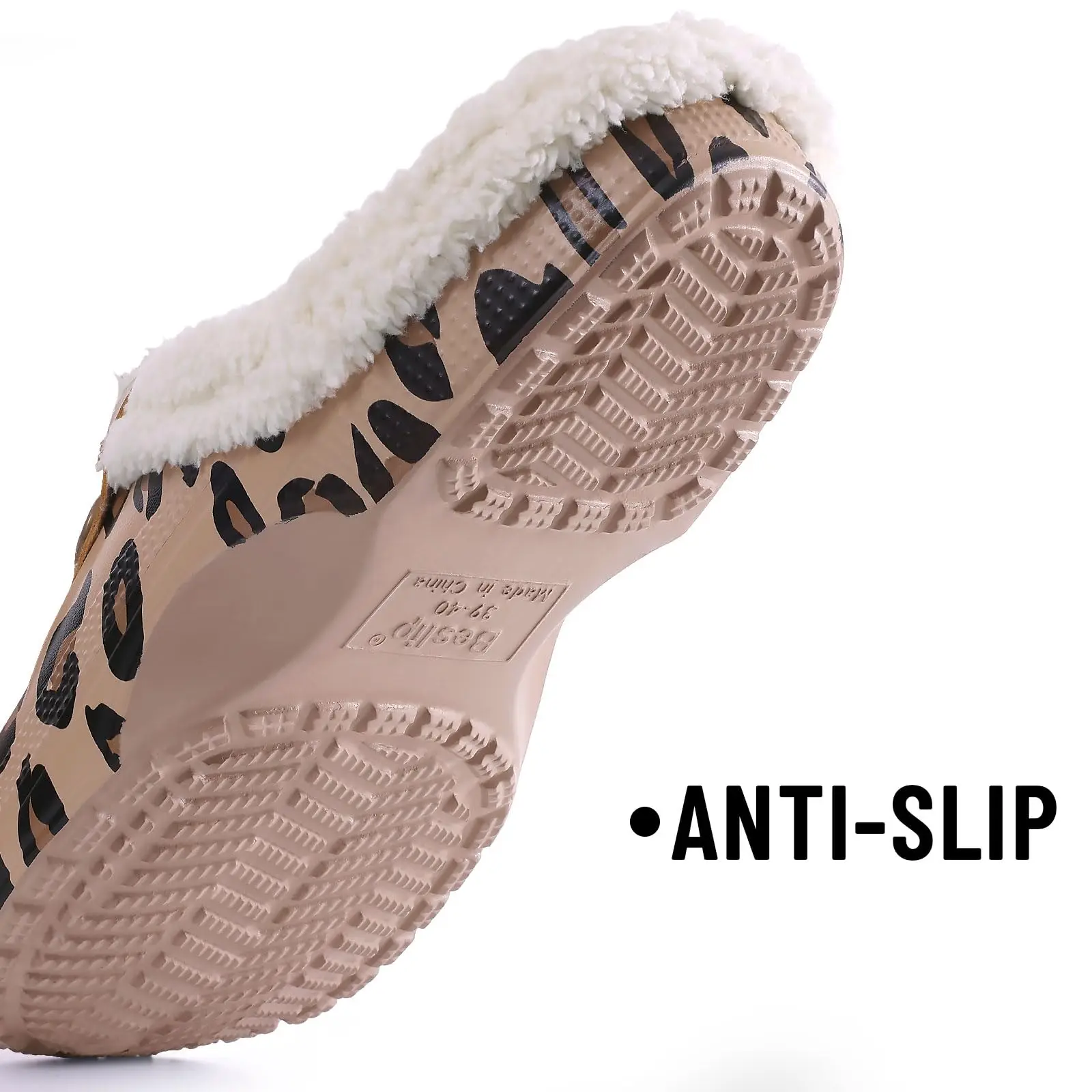 Waterproof Winter Slippers Warm Fluffy Outdoor Shoes