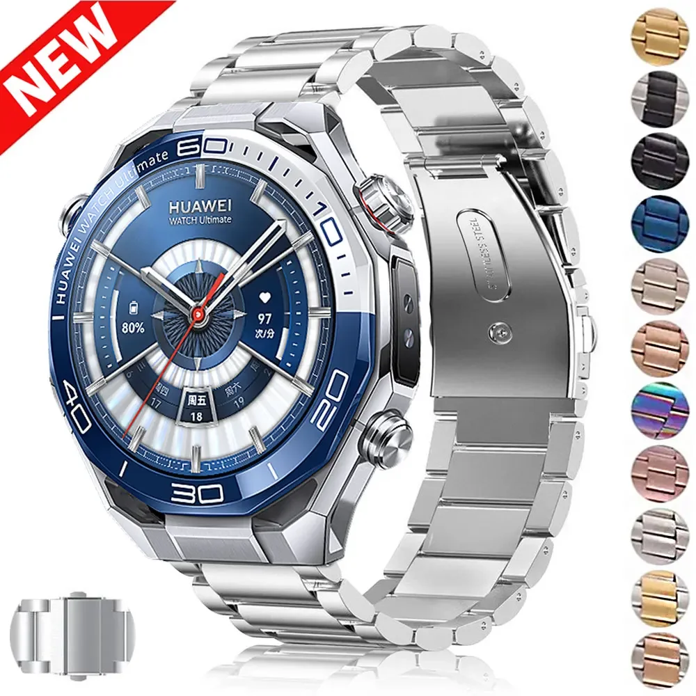 Premium 22mm Stainless Steel Watch Strap Bracelet