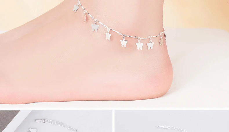 KOFSAC-925 Sterling Silver Ankle Bracelet 1