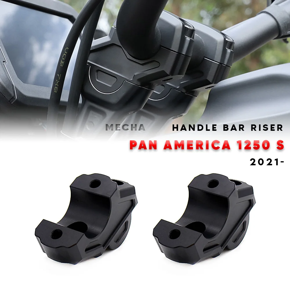 

For Pan America 1250 S PanAmerica PA1250 PA 1250S PanAmerica Handle Bar Riser Clamp Extend Handlebar Adapter Mount