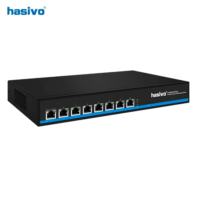 10gbe L2 Managed Switch - 8x 10gbps Poe+ Ports, Vlan Support, 160g Capacity