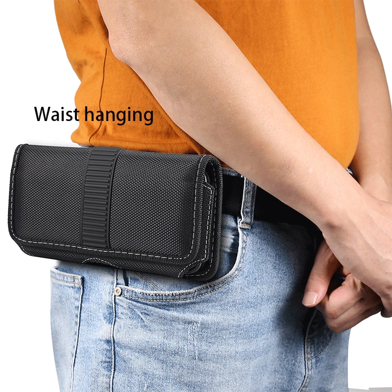 Oxford Universal Cell Phone Holder Belt Clip Loop Card Slot Pouch