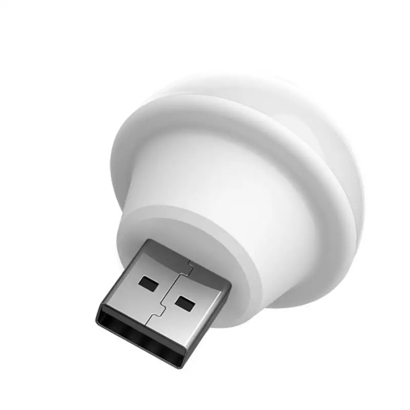 Charging USB Book Lights Round Reading Eye Protection Lamp 50-1PCS USB Night Light Mini LED Night Light Plug Lamp Power Bank led light night light book light mini night light mini led light