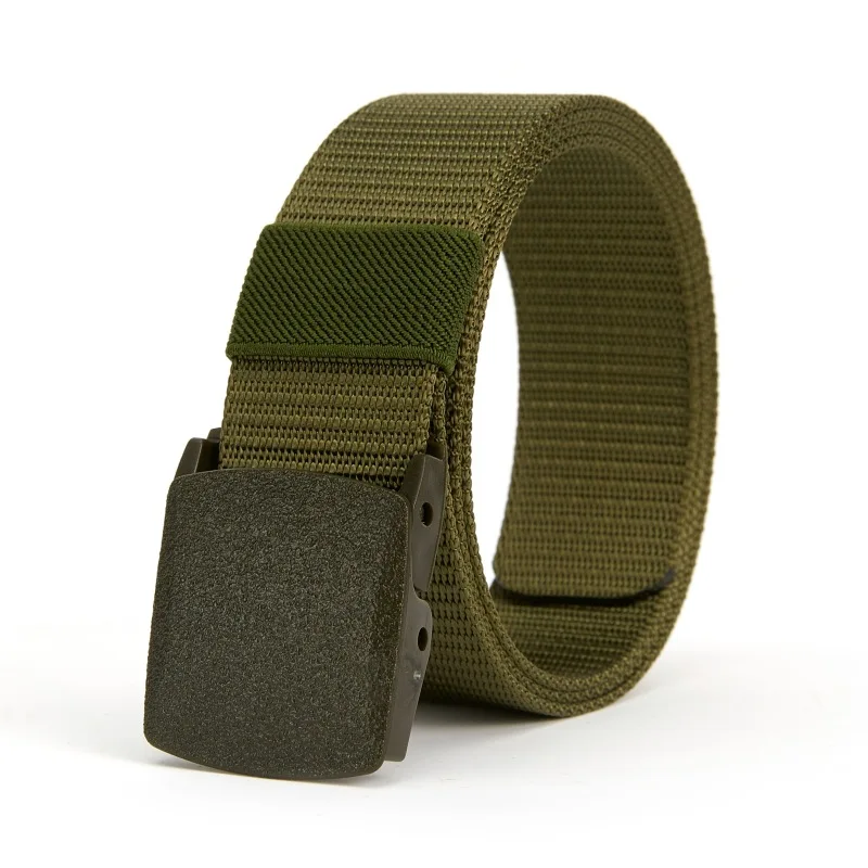 

Belt belt for men Outdoor Sports Nylon Tactical Belt Plastic Buckle Anti Allergy Student Military Training Canvas belt