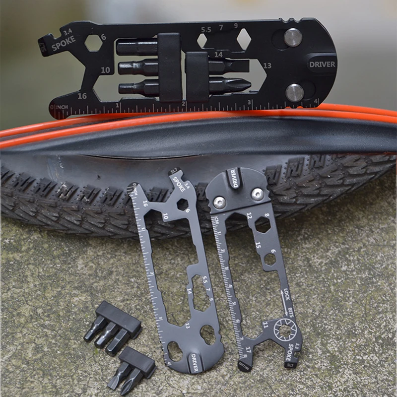 Tool Card Wrench Set Kit Outdoor Handy Mountain Bike Repair Multi-tool Portable Diy Tools Mini Multifunctional Combination Sets