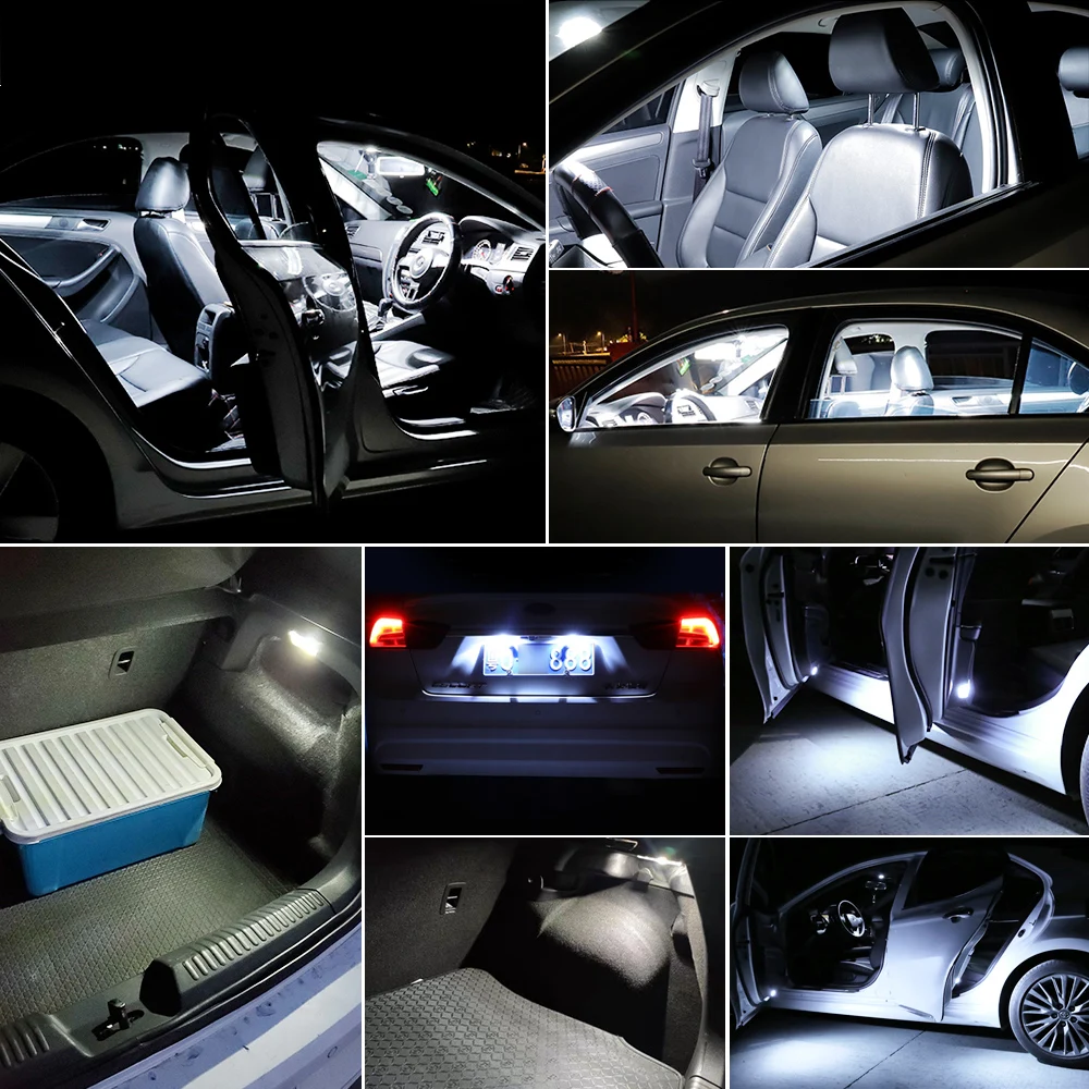 YSY 50X Festoon 31mm 36mm 39mm 41mm 3030 6 LED Car Dome Light C5W C10W Auto Inte