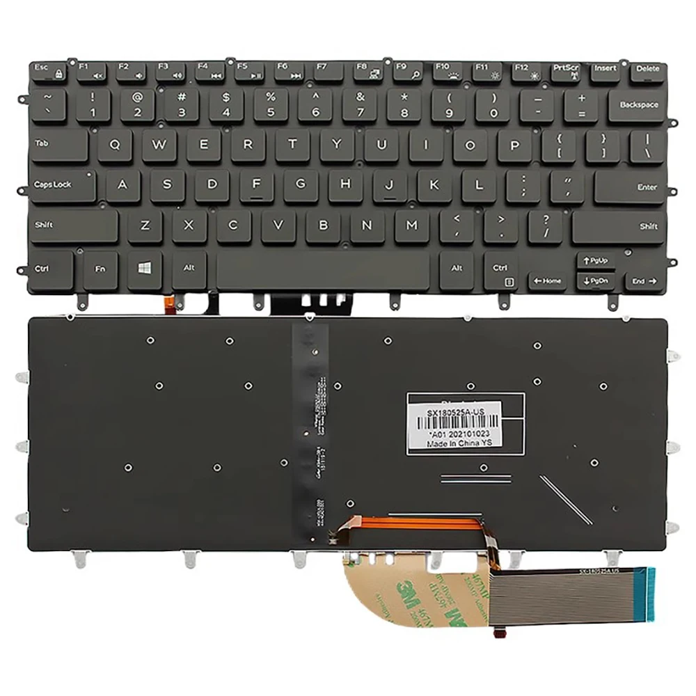 

New Keyboard with backlit for DELL XPS 15 9550 9560 7558 7568 5510 M5510 5530