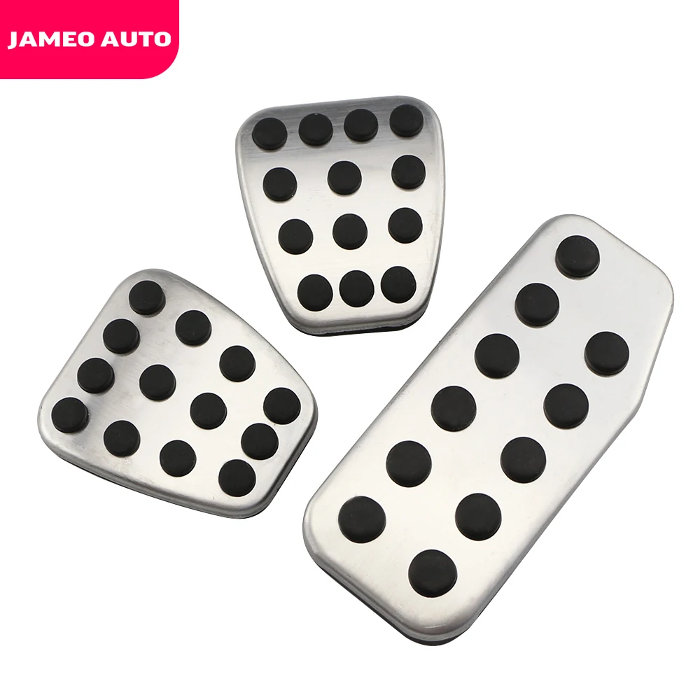 Auto Car Pedals Gas Brake Clutch Accelerator Pedal Pad Plate Cover for Honda CITY 2013-Vezel HRV HR-V 2015-Jameo