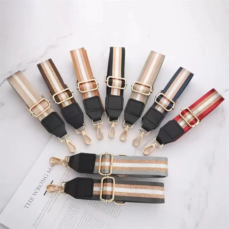 

New Versatile, Widened And Thickened Canvas, Adjustable Crossbody Shoulder Straps, Bag Accessories With Wide Leather Shoulder St