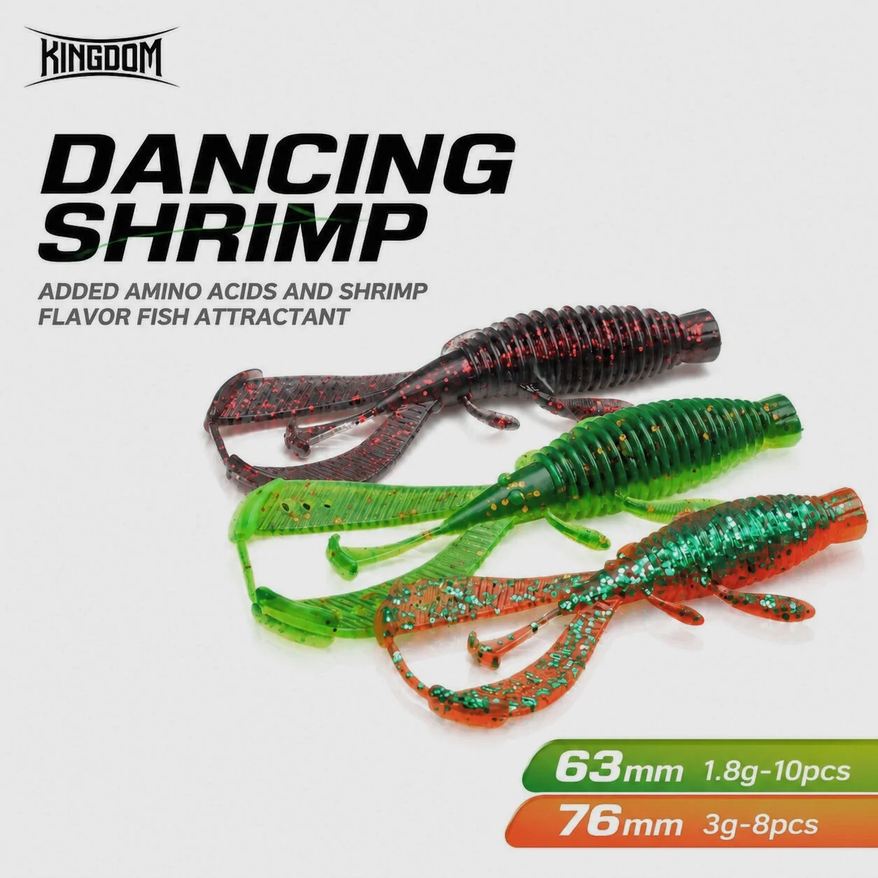 Königreich 10 stücke Weiche Köder Angeln Lockt 1,8g 63mm 3g 76mm Schwimmende Künstliche Köder Weichen wurm Für Bass Hecht Swimbait Angeln