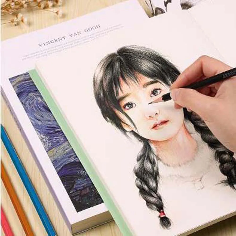 

Beige Professional Thickened Art Supplies Stationery Painting Sketch Paper Graffiti Sketch Book Sketchbook Notebook
