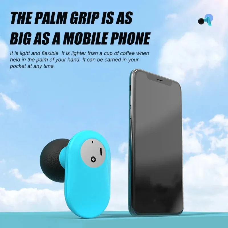 Electric Handheld Mini Fascia Gun Massager with 6 Powerful Mode for Body Relieves Neck Shoulder Back Waist Leg Muscle Tension